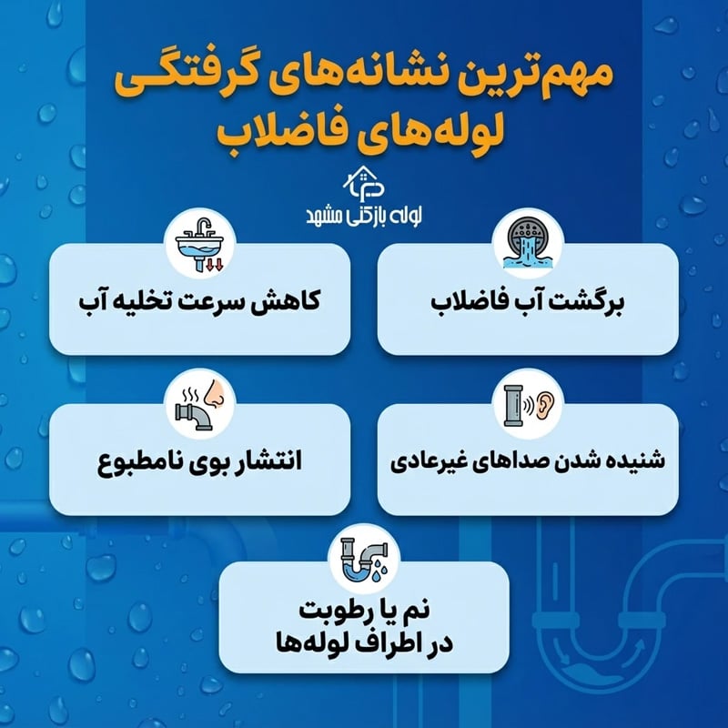 مهم‌ترین نشانه‌های گرفتگی لوله‌ها 